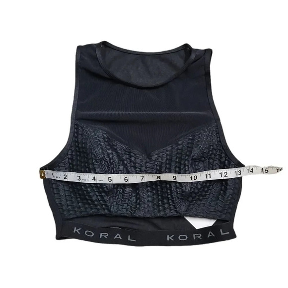 Koral Mesh Back High Neck Sports Bra - Picture 9 of 11